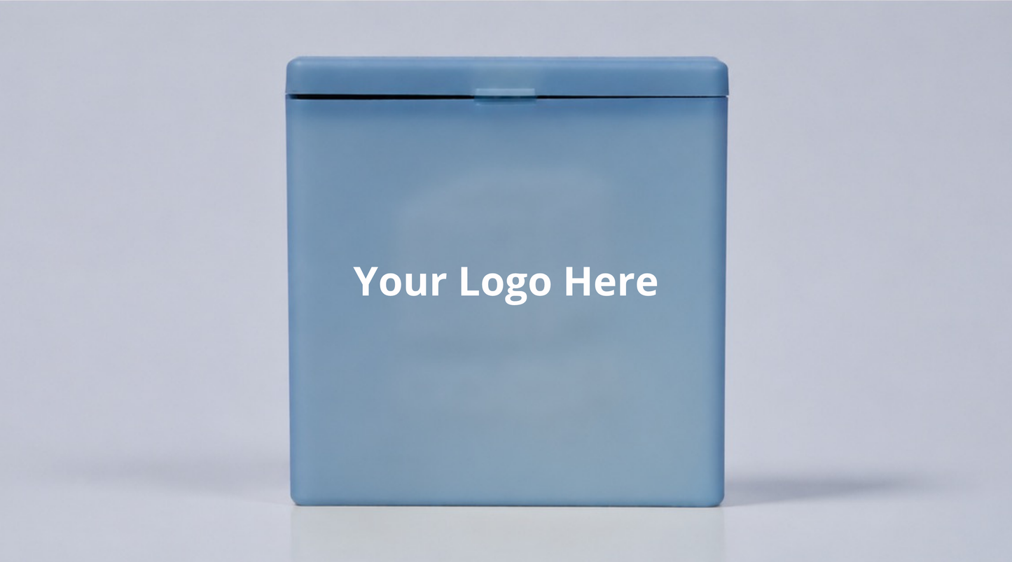 Cool 3 ice pack with the words "your logo here" on the front.