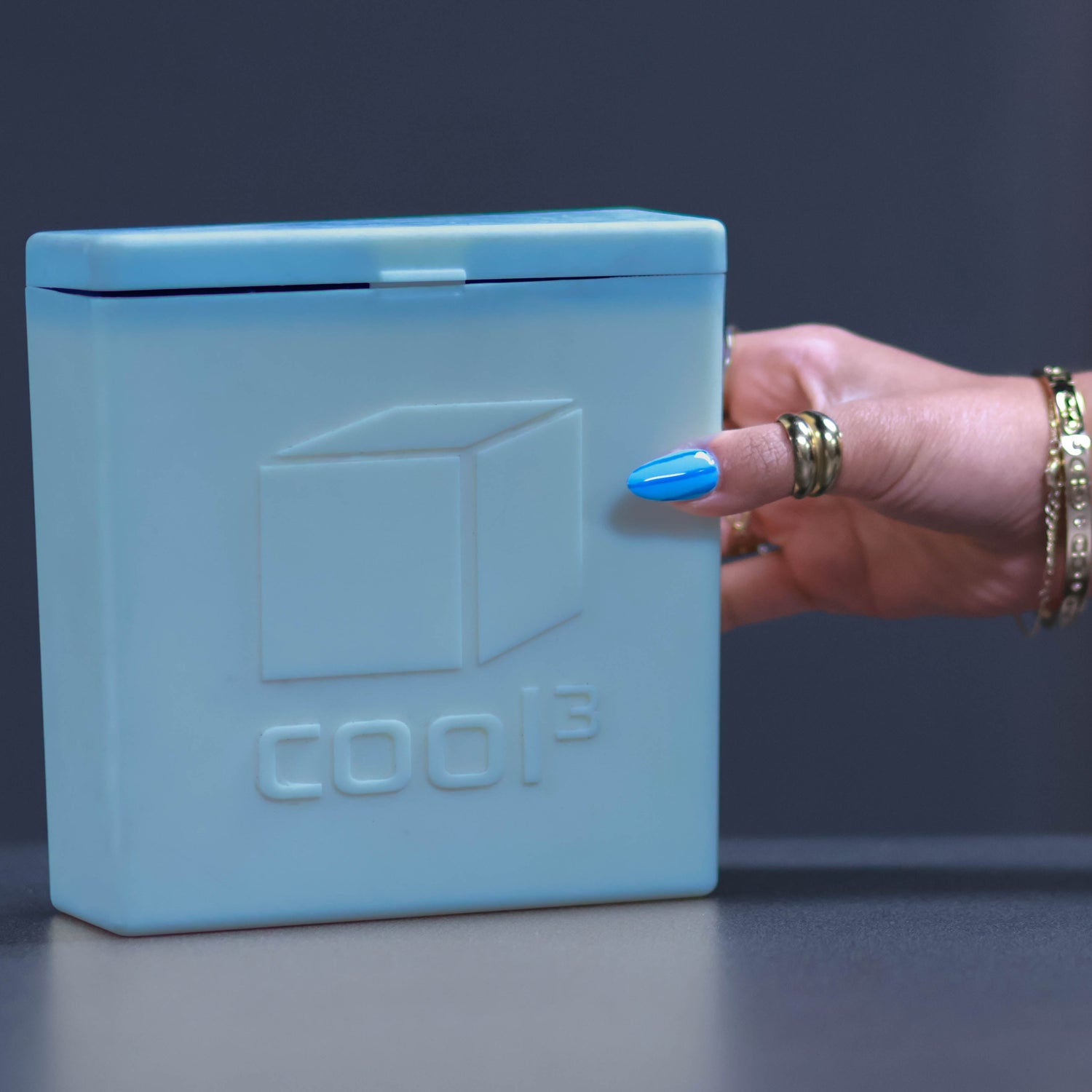 Close up of Cool 3 ice pack being held.